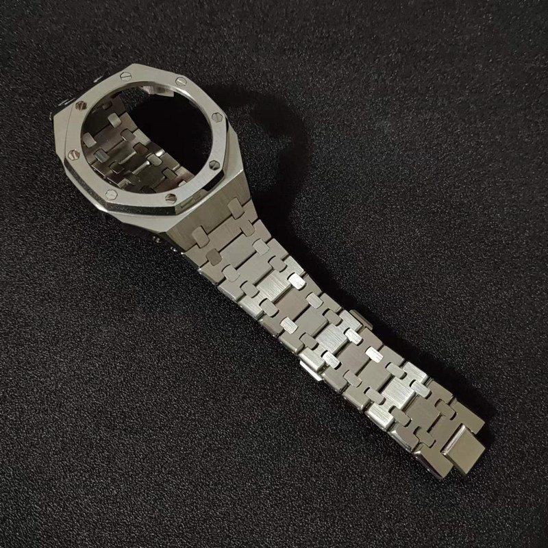 เหมาะสําหรับ GA-2100K Case Strap Watch Modification Accessories Farm Oak One Third Generation