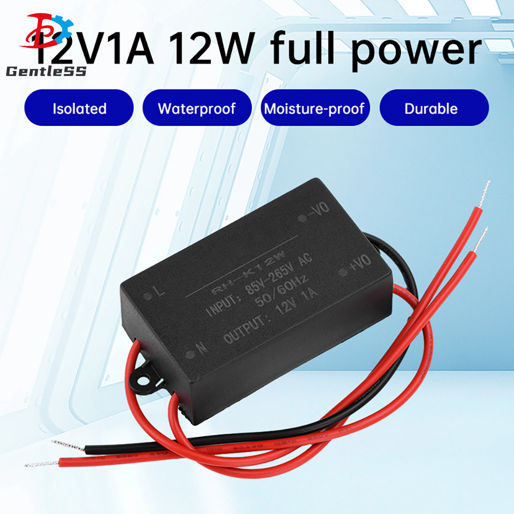 AC/DC ถึง DC Buck โมดูล AC85-265V ถึง DC5V 2A/DC12V 1A 10 W/12 W Mini แหล่งจ่ายไฟกันน้ํา DC Regulato