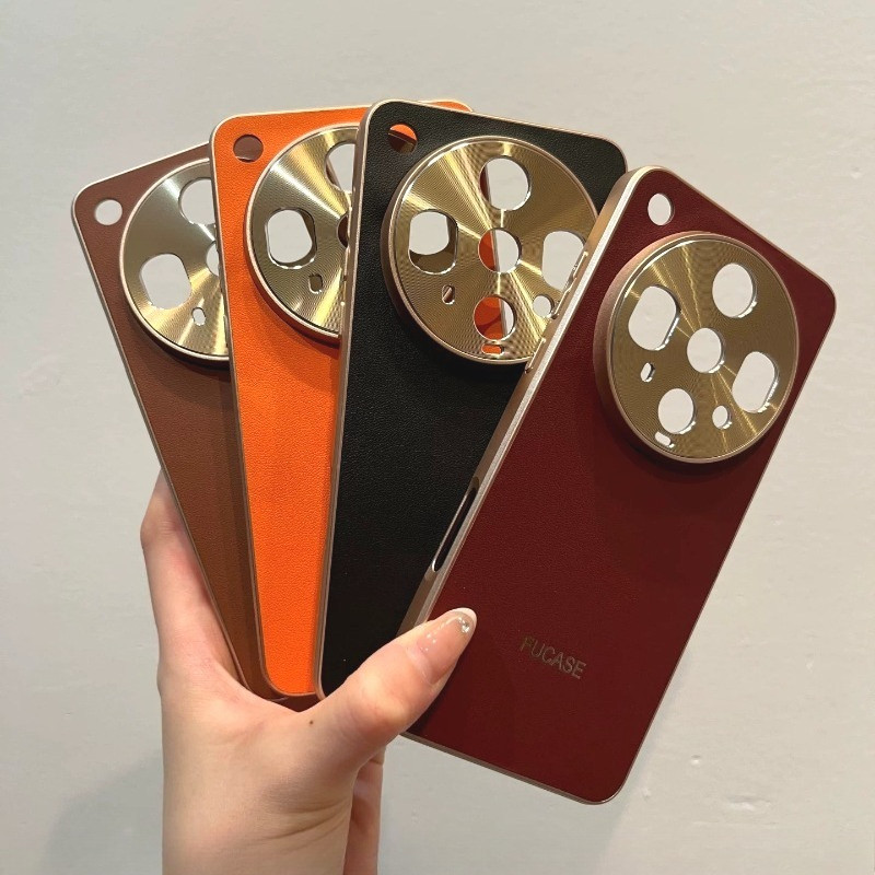 เลนส์โลหะป้องกันเคสโทรศัพท์สําหรับ OPPO find X9 X8 Ultra X8S Plus เคสหนังระดับไฮเอนด์กันกระแทก Electroplated กรอบนุ่มฝาครอบป้องกัน