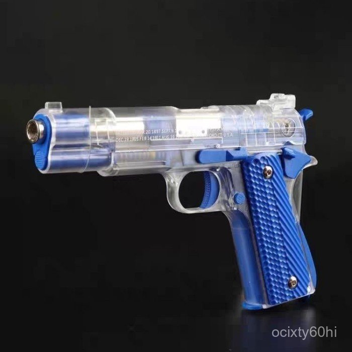 Colt 19 Glock Beretta ของเล่น AQK ดำ โปร่งใส โมเดล
