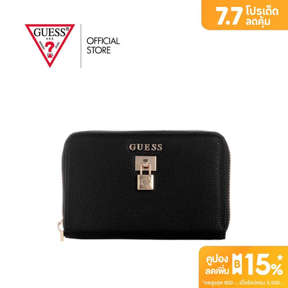 กระเป๋า Guess รุ่น BG7833146 YESBA SLG LARGE ZIP AROUND สีดำ