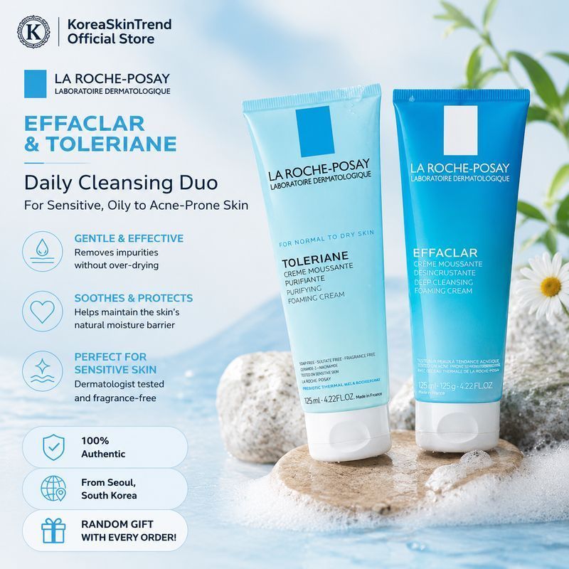 La Roche-Posay Facial Cleanser 125ml (ล้ําลึก / Purifying Clean)