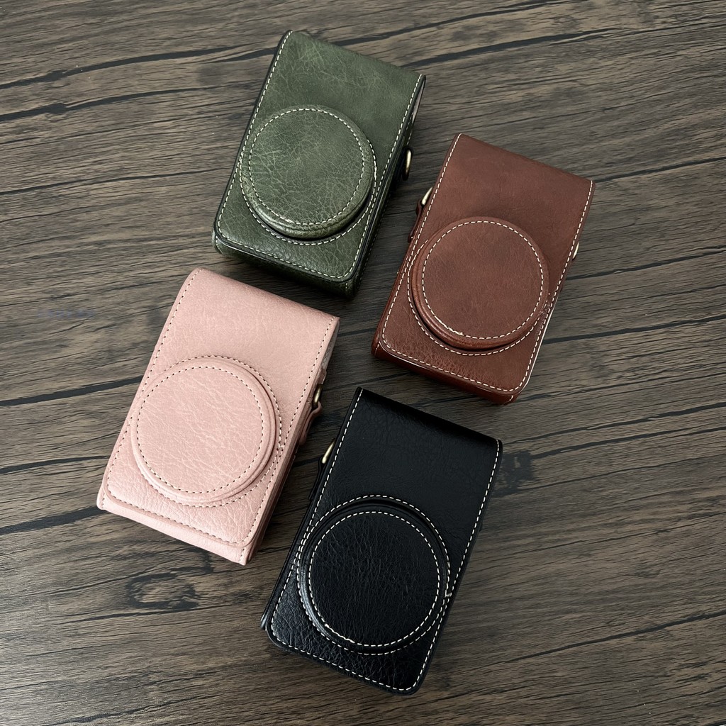 เหมาะสําหรับกระเป๋ากล้อง Canon เคสหนัง G7X3 G5X2 sx740 s90 d30 ixus285 a3000