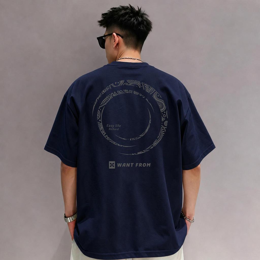 UT shop เสื้อยืดผ้าคอตตอน 100% “Want from” ทรง Oversize คอกลม แขนสั้น ผ้านุ่มสบาย ใส่ได้ทุกวัน ฤดูร้อน ไซส์ S-3XL