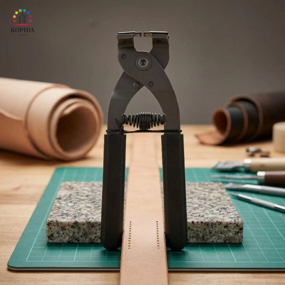 WILLIS Hole Punch คีม, Pking Iron 4 มม.เหล็กคาร์บอน Rhombus หนังคีม, Spacing 2/4 ฟัน Universal Multi