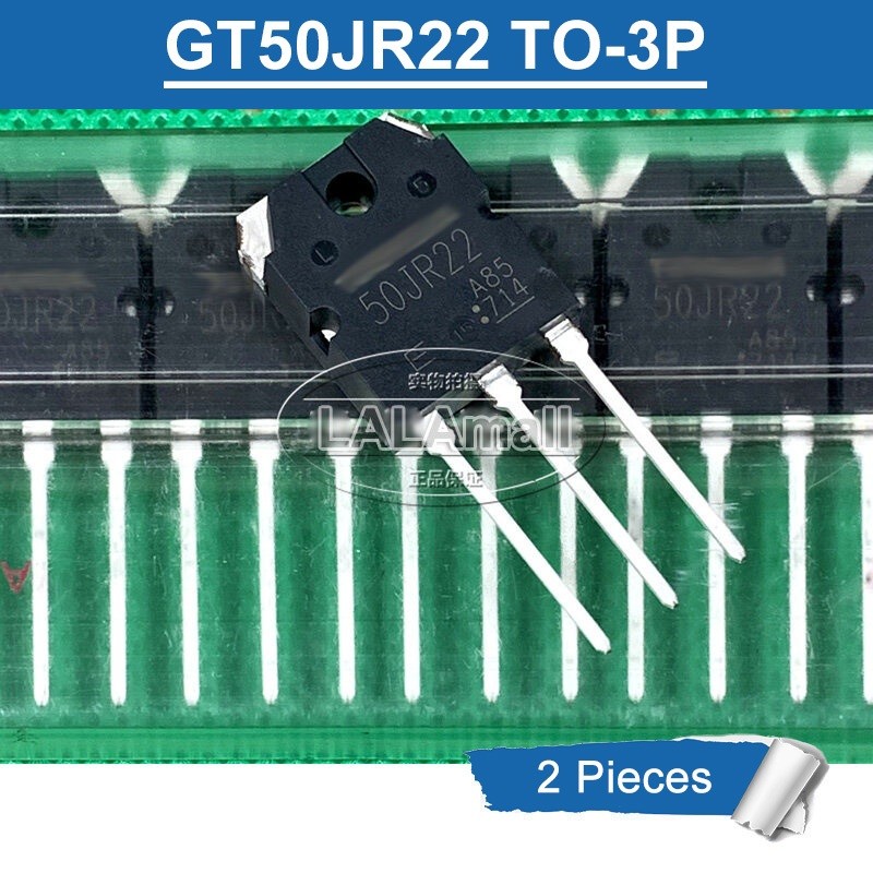 2 ชิ้น 50JR22 GT50JR22 TO-3P 50A/600V Power IGBT ทรานซิสเตอร์ใหม่