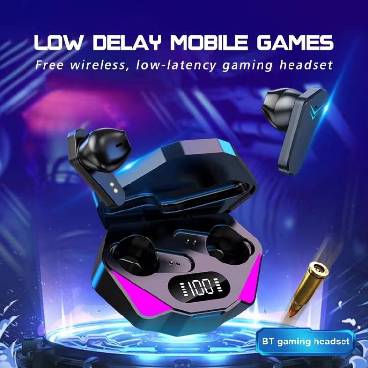 ใหม่ X15 Tws หูฟังไร้สายชุดหูฟังสําหรับเล่นเกมสเตอริโอหูฟังชนิดใส่ในหูหูฟังสําหรับ Gamer