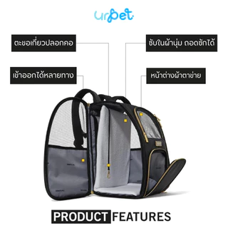 Kenneth Cole Authentic 100% กระเป๋าสัตว์เลี้ยง กระเป๋าเดินทางสัตว์เลี้ยง พับเก็บได้ (ไม่ใช่งานจีน)