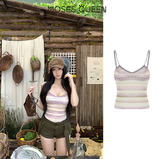 MOSESQUEEN เสื้อผ้าแบบเบนเดอว์ลายลูกไม้ 1 ชุด ใส่ทับบนเสื้อกั๊กเรียบและตัวยึดรูปทรงที่ไม่มีแขน #63749