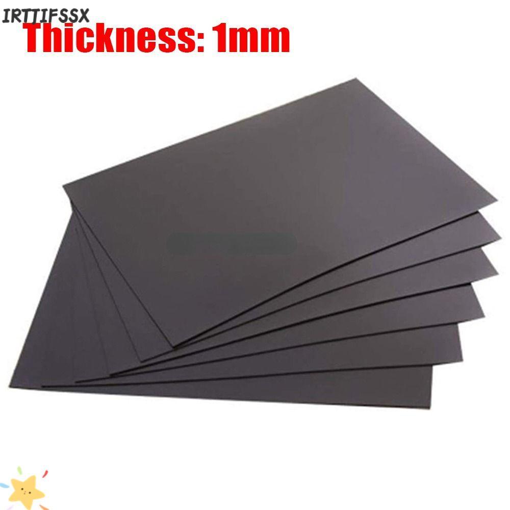 IRTJIFSSX แผ่นแม่เหล็ก A4, แม่เหล็กขนาด A4 บนแผ่นแม่เหล็กด้านเดียว, ทนทาน Die Craft ความหนา 1 มม. แผ