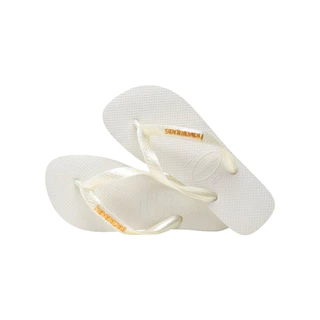 HAVAIANAS รองเท้าแตะ Top Logo Metallic WHITE 41272440001NF_C5WTXX