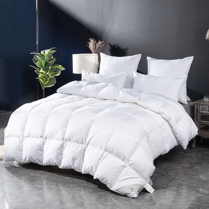 120s All-cotton high-thread-count, high-density single-layer down duvet cover, semi-finished product