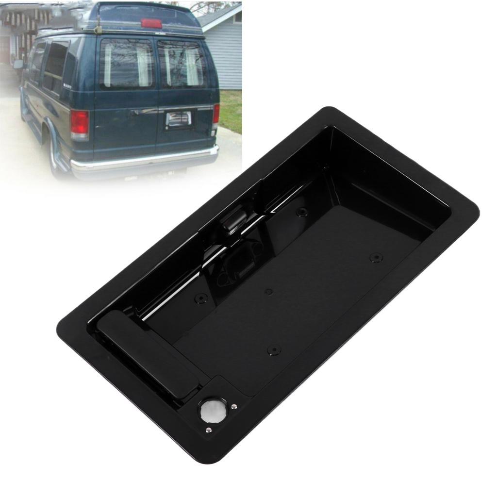 Gugushop ด้านหลังด้านนอกประตู Handle Housing ป้ายทะเบียนวงเล็บ C2Z15434A20AA สําหรับ Ford E150 E250 