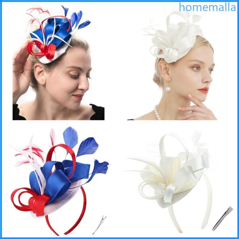 HO Fascinator ที่คาดผม 1920s อเนกประสงค์ Tophat อเนกประสงค์สําหรับเจ้าสาวงานแต่งงาน