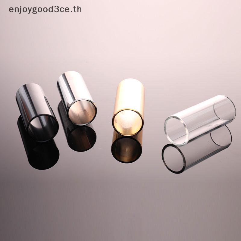 L&Z 60MM Guitar Slide Bar สแตนเลสโลหะ/สไลด์นิ้วกระจกสําหรับ Ukulele .