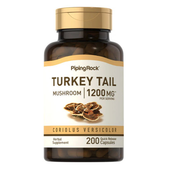 Turkey Tail Mushroom, 100 mg (per serving), 00 Quick Release Capsules
