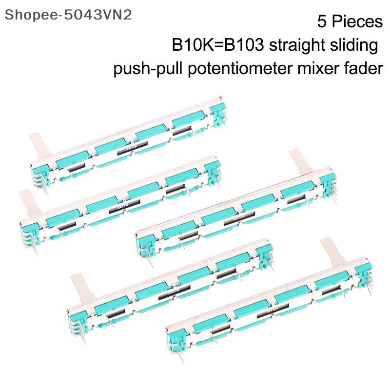 [RE] 5 ชิ้น 75 MM Double B10K Oril B10KX2 Behringer Pot Mixer Fader ♥ร♥