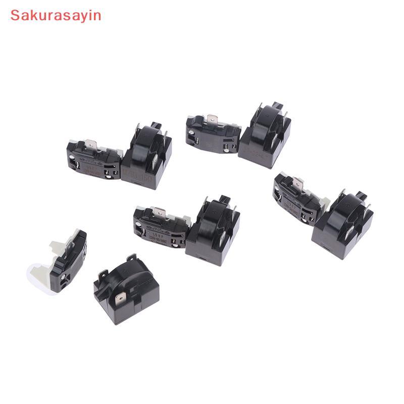 {Sakurasayin} PTC Starter Relay ตู้เย็น Starter Relay ตู้เย็น Overload Protectorpatible พร้อมตู้เย็น