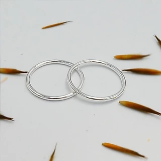 แหวนเงินแท้92.5% แหวนลวด1.5มิล แฟชั่น ลายเกลี้ยงๆ สไตล์มินิมอล Major silver : E-Ring 1.5