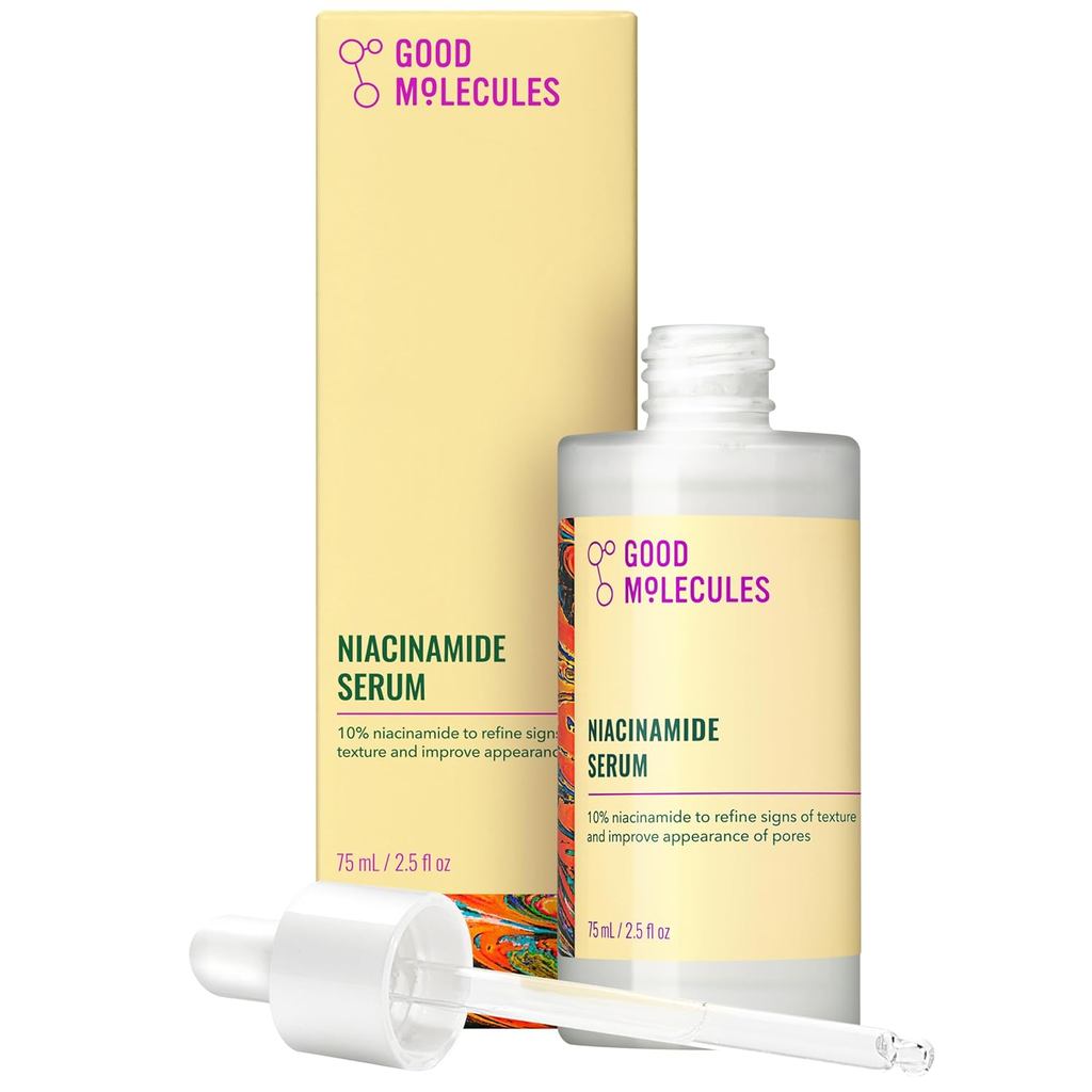 Good Molecules Niacinamide Serum – 10% Niacinamide to Target Blemishes, บํารุง, และโทน – Ultra Hydra