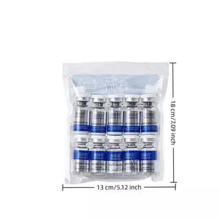 (sun) GHK-CU Blue Copper Peptide Lyphilized Powder 1 Set Repairing Firming Facial Serum for Sensitive Skin Daily Skincare (TH)
