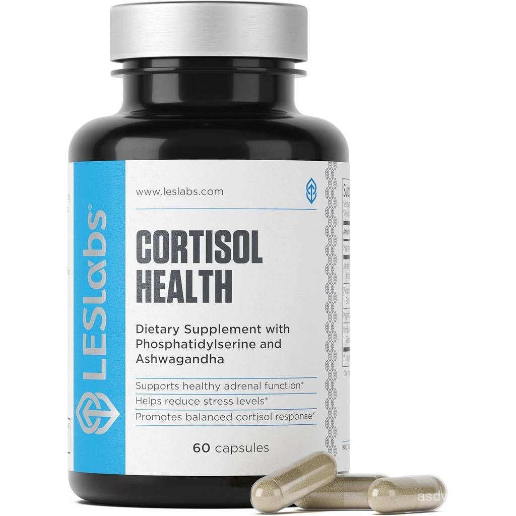 LESLabs Cerylitol Control สุขภาพและการจัดการความเครียด (แคปซูลมังสวิรัติ 60 แคปซูล บรรจุ Phospholipi