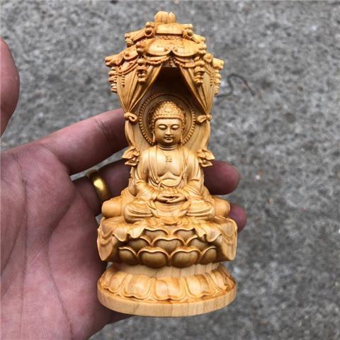 Thuja ไม้แกะสลัก Western House ไม้ Carly ตัวอักษรพระพุทธรูปสุทธิแจกัน Guanyin หัตถกรรม Thuja ไม้แกะส