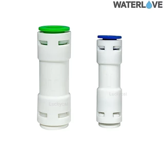 ข้อต่อตรง กันน้ำไหลย้อนกลับ (Check Valve) ขนาด 1/4'' 2 หุน และ 3/8'' 3 หุน แบบต่อเร็ว