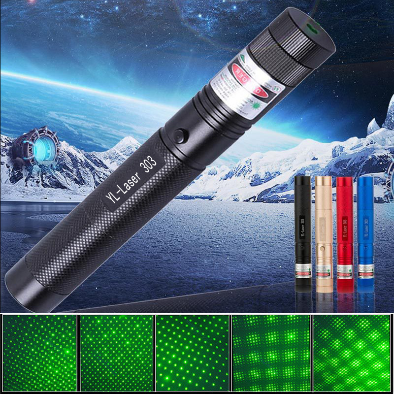 [สินค้าของแท้] YL-Laser303 532nm Green Light Red Light Purple Light Laser ไฟฉาย Coach Sales Studio S