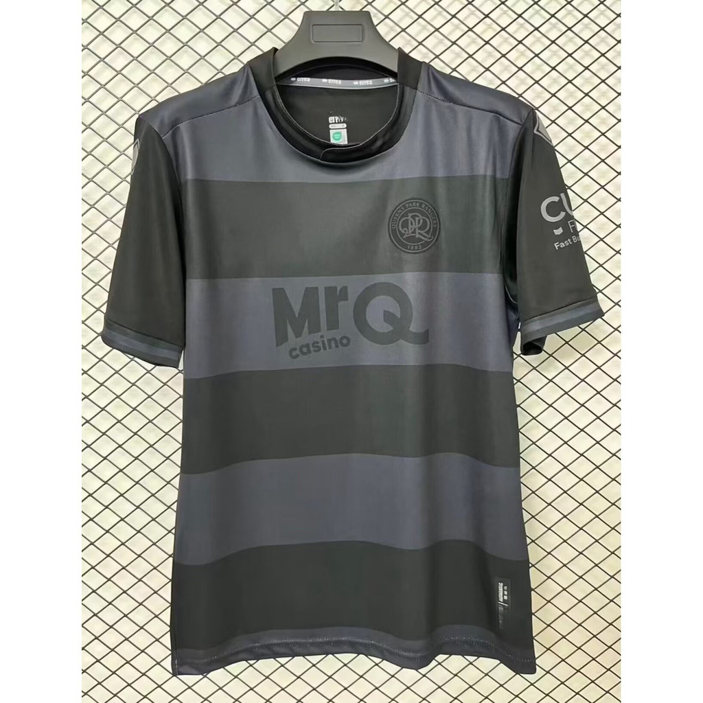 26-27 Queens Park Rangers Two Guests สีดําคุณภาพสูงผู้ใหญ่เสื้อฟุตบอลแขนสั้น S-4XL รุ่นแฟน