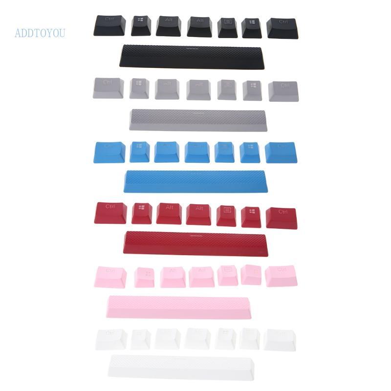 3C 8 คีย์ Double Backlit Addals Keycap Keycaps สําหรับ Corsair STRAFE K65 K70 G710