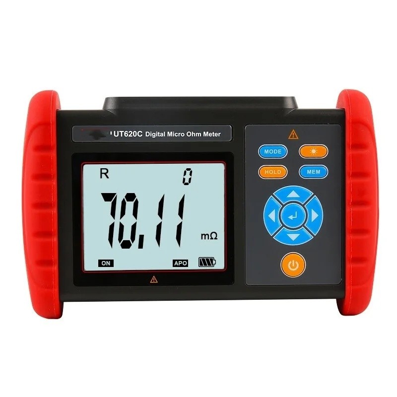 Original UT620C+ Digital DC Low Resistance Meter Micro Ohm Meter Resistance Tester&-&&