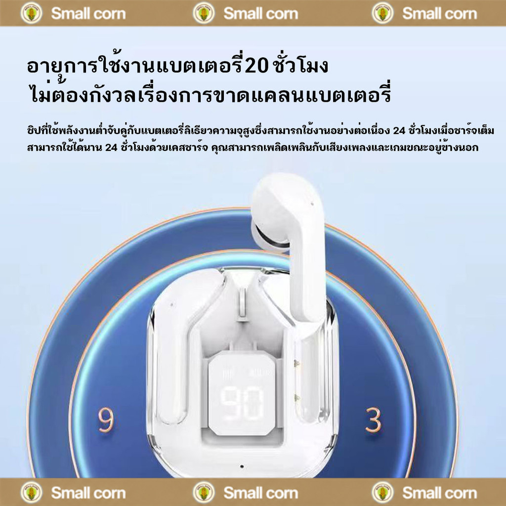 หูฟังกันน้ำ หูฟังบลูทูธไร้สาย  เสียงดีมาก หูฟังน่ารัก HiFi HD Call ลดเสียงรบกวน