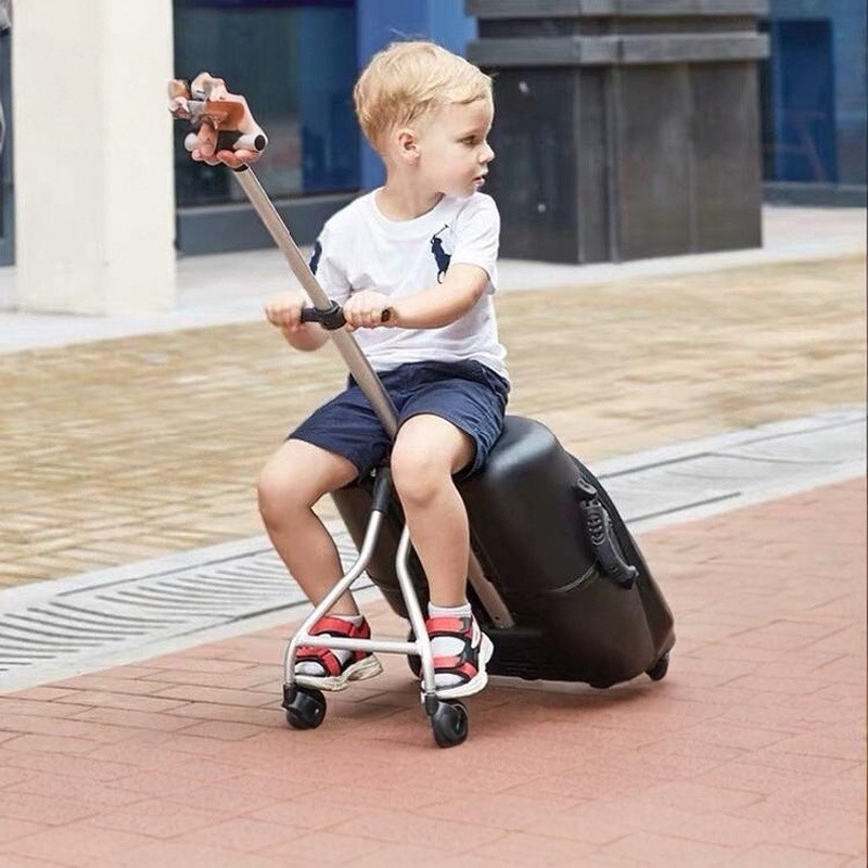 QBOX ของแท้กระเป๋าเดินทางเด็กสามารถ Mount รถเข็นกระเป๋าเดินทางรถเข็นเด็กทารก Travel Handy เครื่องมือ