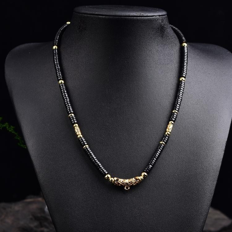 T ประเทศไทย Amulet CHAIN 6 มม.มะพร้าวธรรมชาติ Amulet CHAIN Amulet จี้สร้อยคอเสื้อกันหนาวคู่ zewlkjy0
