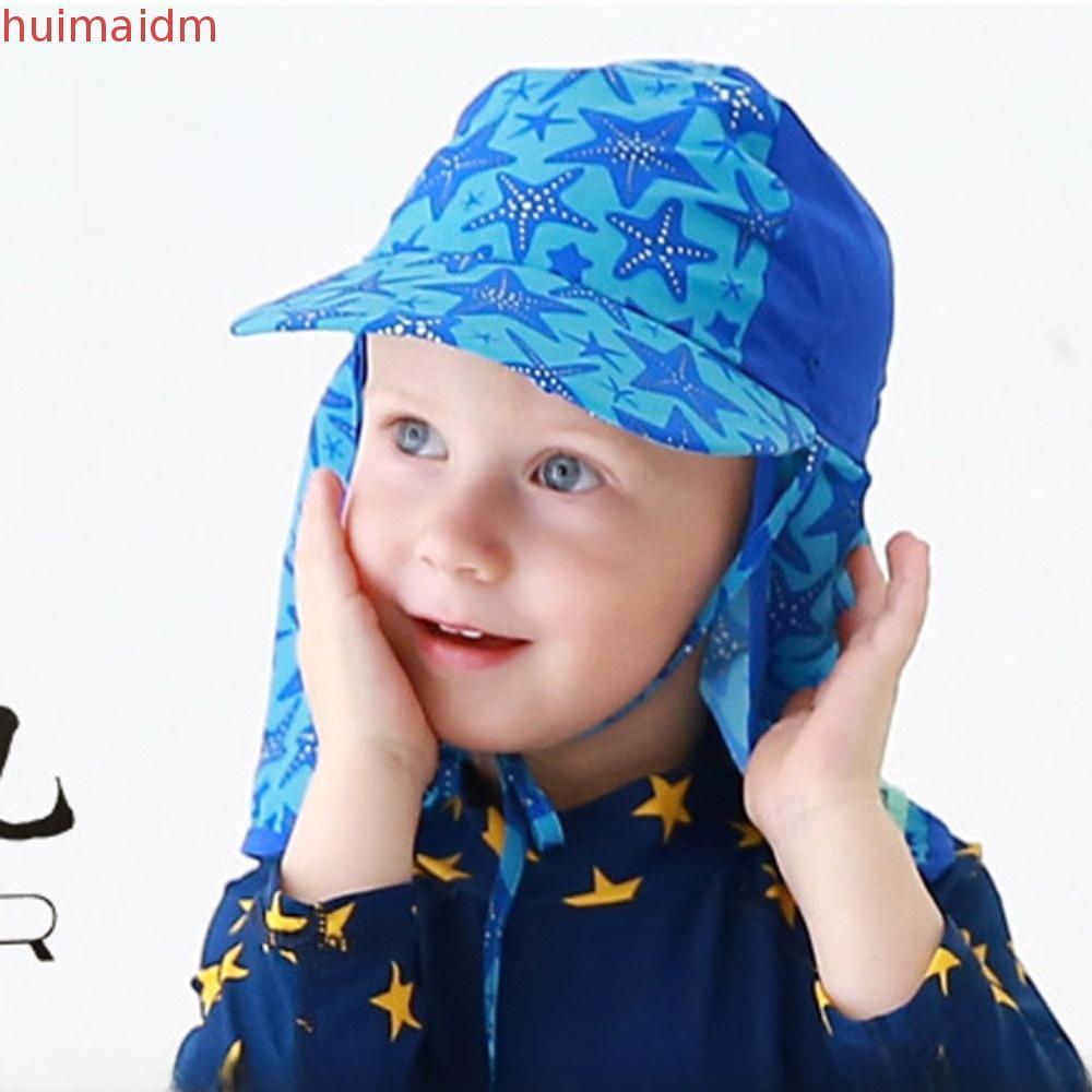 HUIMAIDM Kids Beach Hat, UV Protection Kids Sun Hat