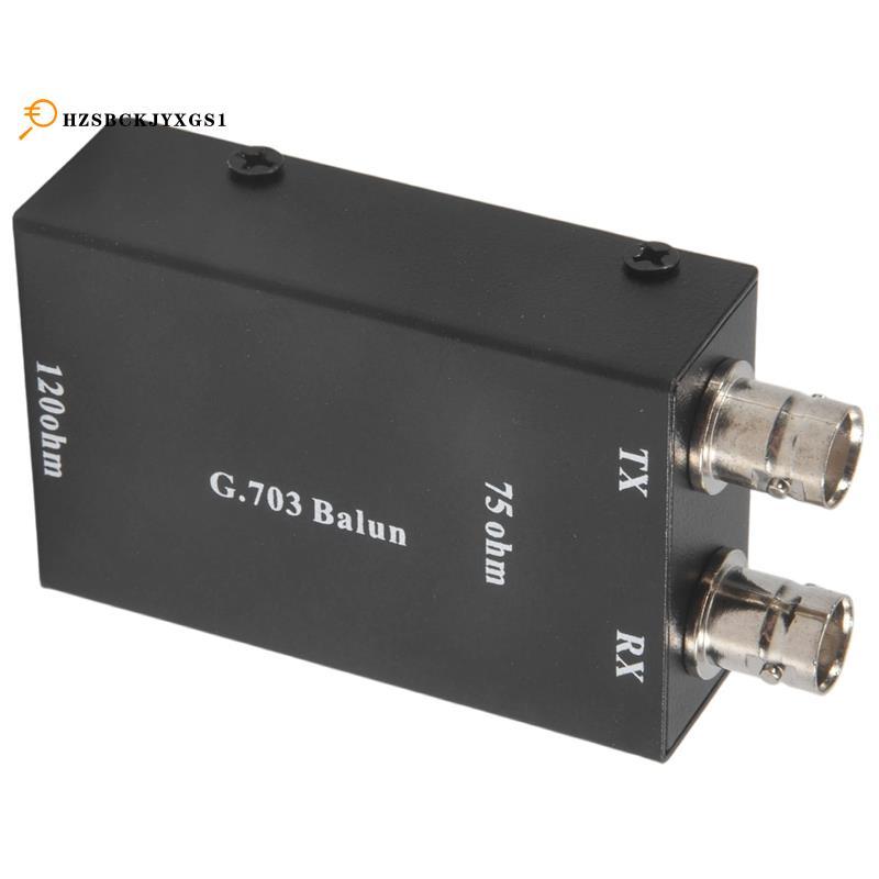[hzsbckjyxgs1]2.048Mbps G703 Coaxial BNC to RJ45 Transmitter E1 Converter Balance to Unbalance 75 Oh