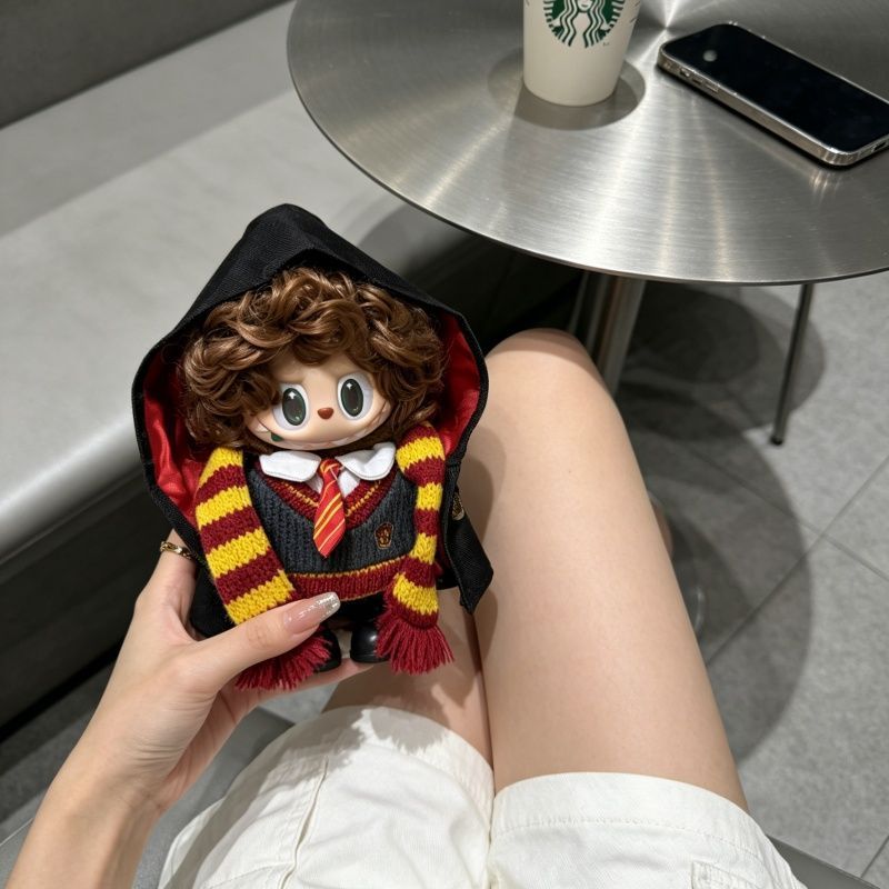 17 ซม. สินค้าใหม่เสื้อผ้าเด็ก LBB Retro ร้านตัดผมกํามะหยี่ Afternoon Lazy West Coast น่ารัก Harry Potter Hawk Court Magic Robe