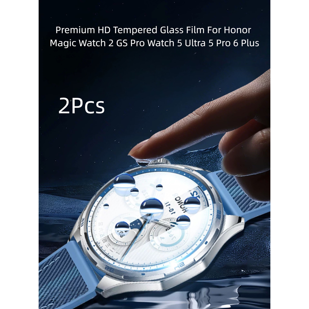 พรีเมี่ยม HD ฟิล์มกระจกนิรภัยสําหรับ Honor Magic Watch 2 GS Pro Watch 5 Ultra 5 Pro 6 Plus