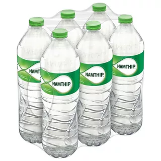 น้ำทิพย์ น้ำดื่ม Namthip Drinking Water 1.5ltr. Pack6
