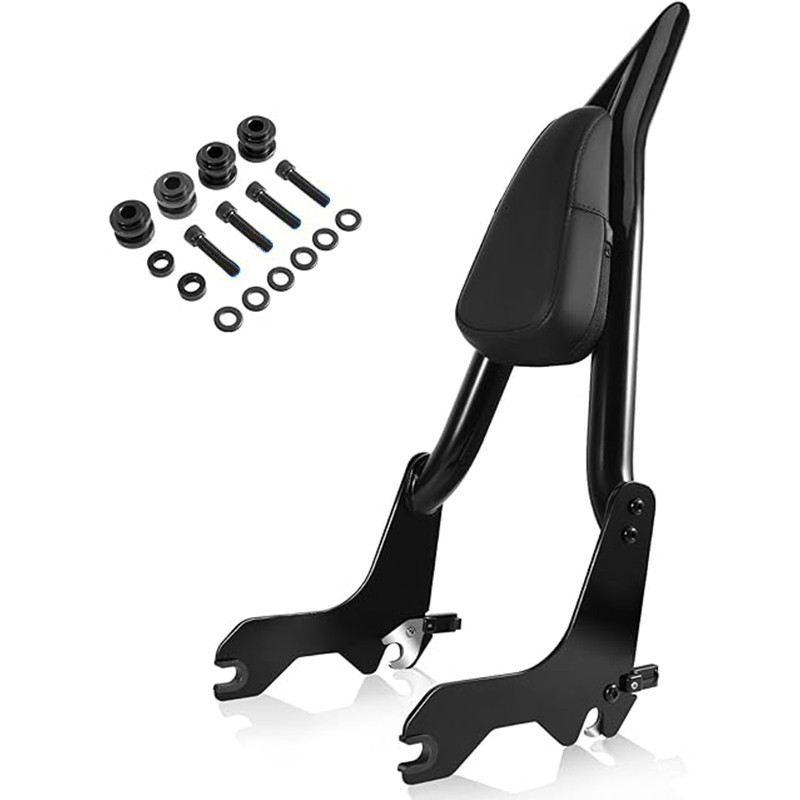 Premium-Motorbike ทําความสะอาดง่าย 22 ผู้โดยสารที่ถอดออกได้ Sissy Bar พนักพิงสําหรับ Harley Softail 