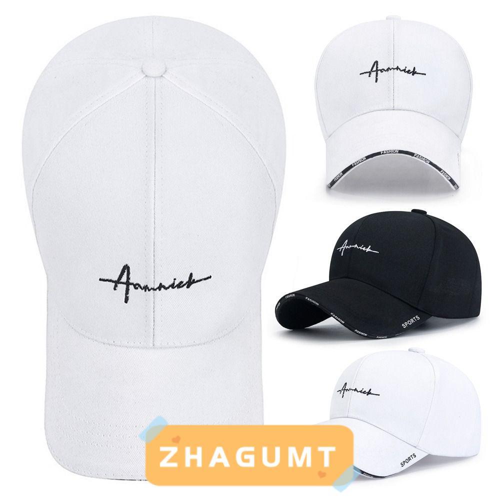 ZHAGUMT366KB หมวกเบสบอล, หมวกกันแดดผ้าฝ้ายแบบปรับได้, ป้องกันรังสียูวีสีทึบหมวกเปล่าผู้หญิง