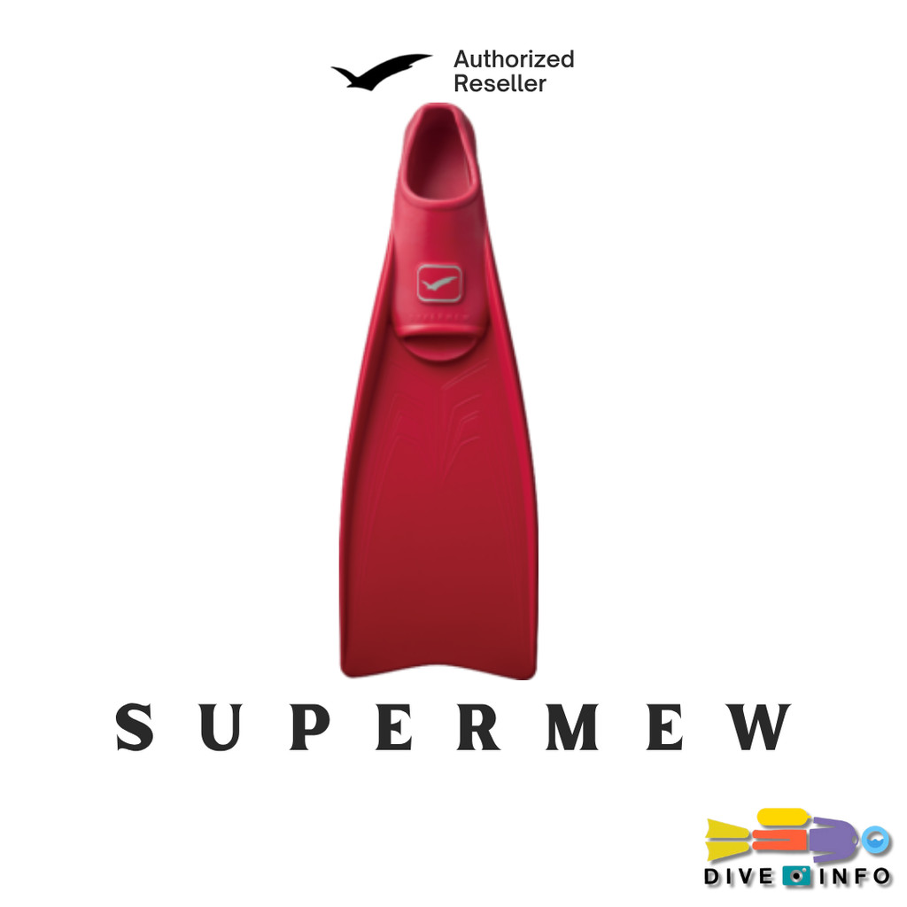 GULL - Fin SUPER MEW Full Foot Fin (ตีนกบ อุปกรณ์ดำน้ำ)