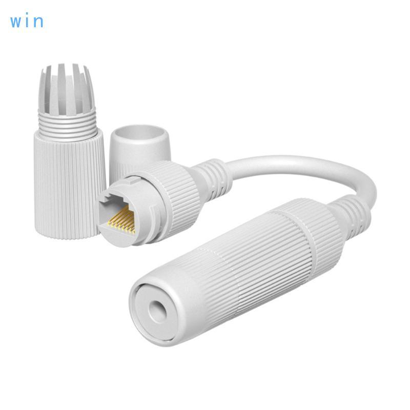 Win RJ45 ขั้วต่อกันน้ํา IP67 ตัวเชื่อมต่อสายเคเบิล ตัวขยายสายเคเบิล