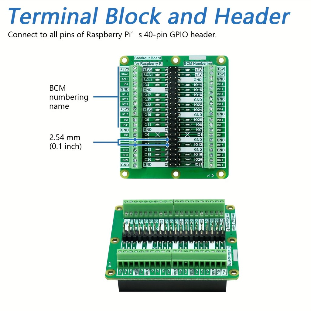 Raspberry Pi 5 4B 3B+ 3B 3A+ 2B 1B+ 1A+ Zero 2 W Zero W Zero Wire Shield พร้อมขั้วต่อ Pin และ GPIO S