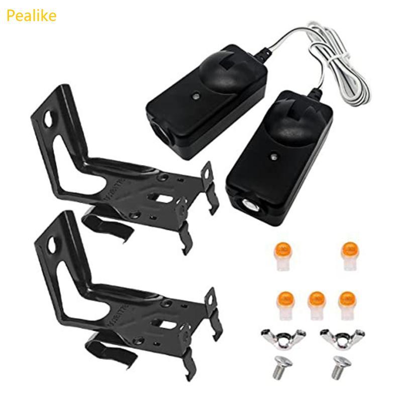 Pealike Home Garage Door Photo Eye Replacement Set พร้อมชิ้นส่วนเมาท์โลหะสําหรับ 41A5034