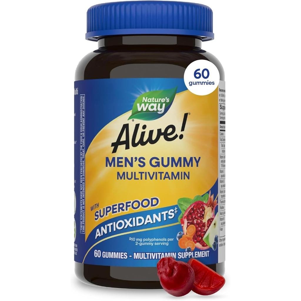 ทางเอ! ผู้ชายs Multi Gummy AC D3 Zinc 60 ct
