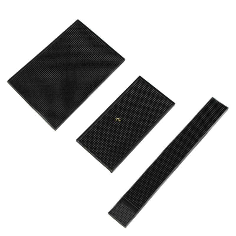 Yu Bar Mat PVC Bar Service เสื่อหกสําหรับค็อกเทล Bartender กาแฟเคาน์เตอร์ Mats Drying Mat Bar Runner