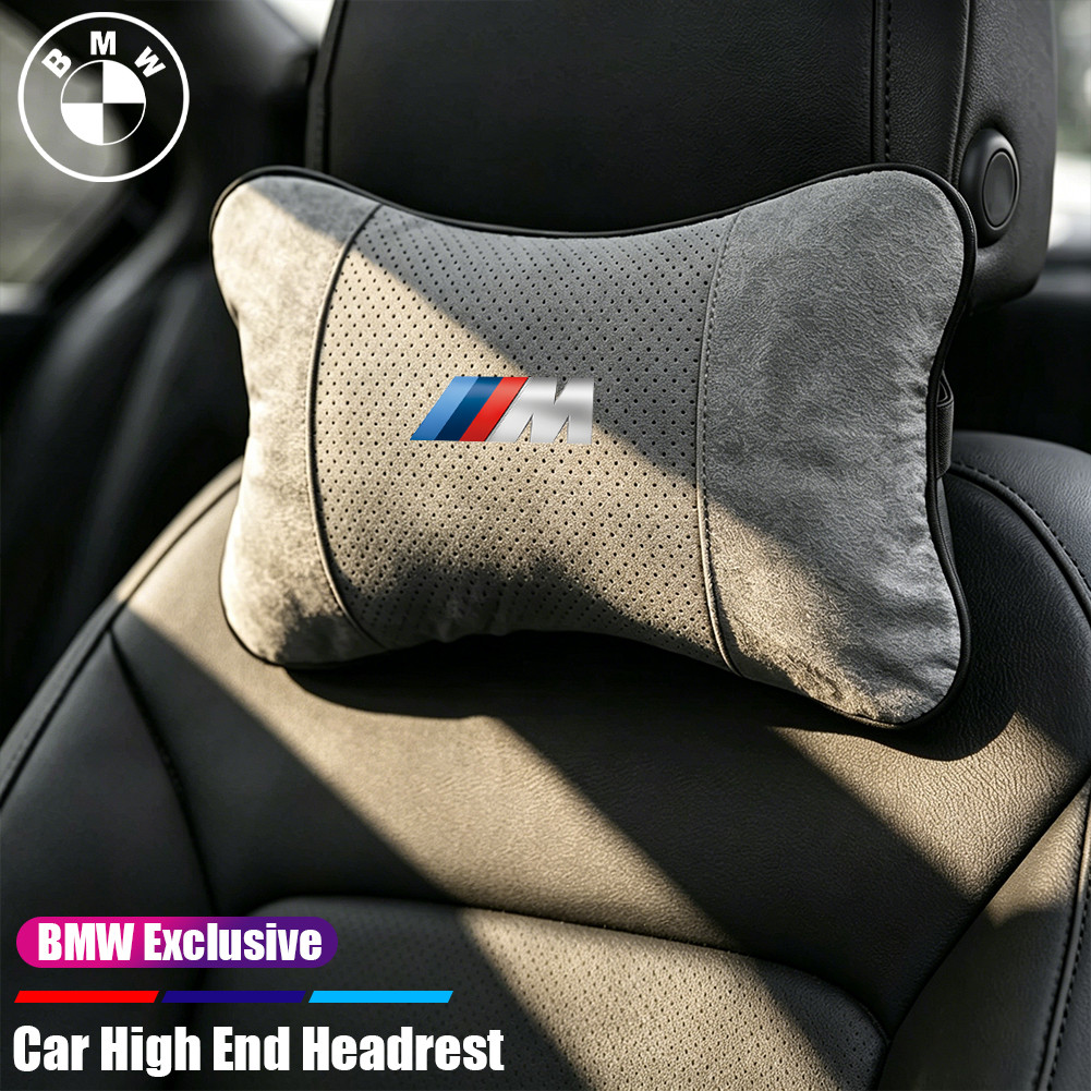 หนังนิ่มคอหมอน Comfort รถ Headrest อุปกรณ์ตกแต่งภายในสําหรับ BMW E90 G80 M3 G30 M5 F82 F83 F20 F21 G