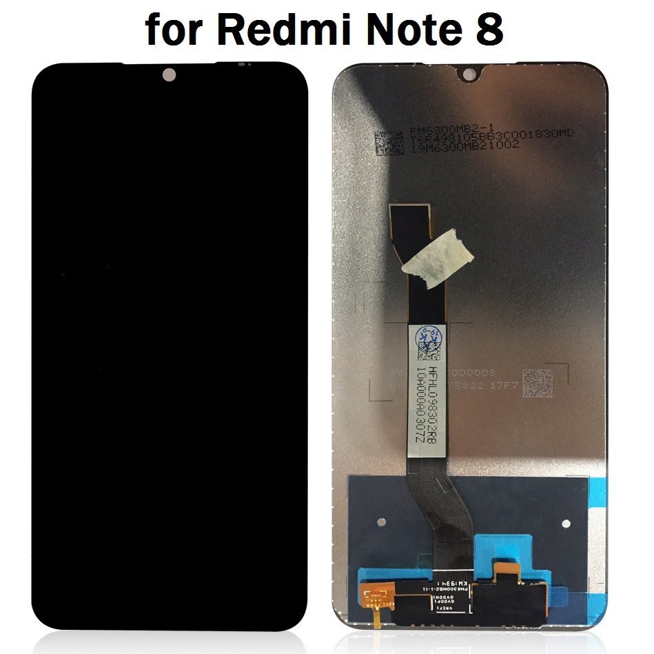 XM Redmi Note 8 / Note8 LCD 6.3 จอแสดงผลหน้าจอสัมผัส Digitizer Glass Fullset M1908C3JG M1908C3JE